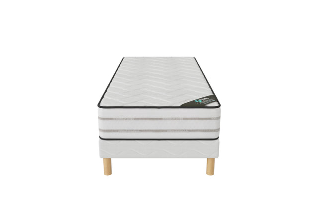 Ensemble Memory Premium Sommier + Matelas Hauteur 25cm