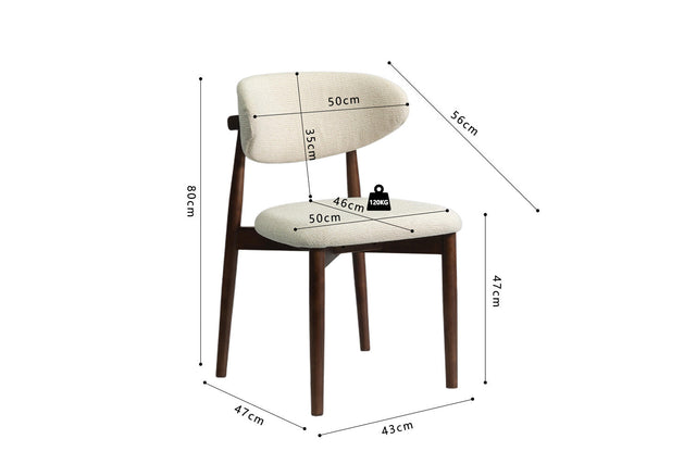 Chaise Clara - dimensions