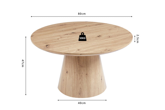 Table basse Lukas - dimensions