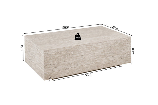 Table basse Jacky - dimensions