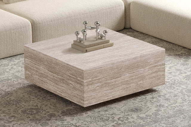 Table basse Jane Décor Travertin Beige