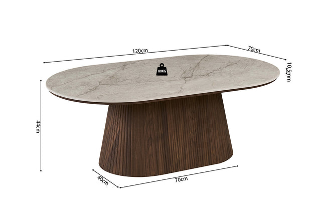 Table basse Vigo - dimensions