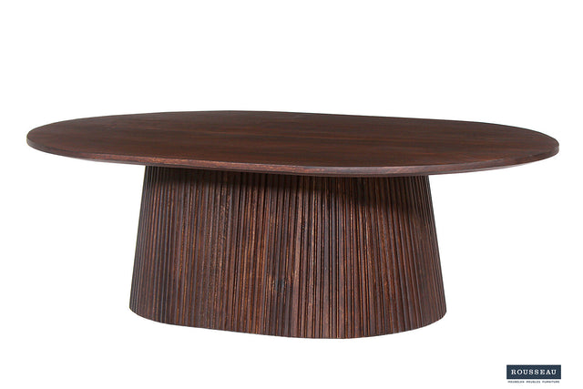 Table basse Miguel Bois de manguier Brun foncé - vue 2
