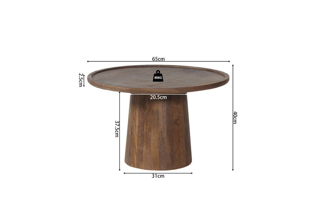 Table basse Jules - dimensions