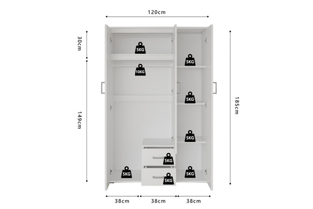 Armoire Marc - dimensions