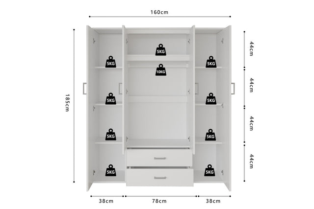 Armoire Marc - dimensions