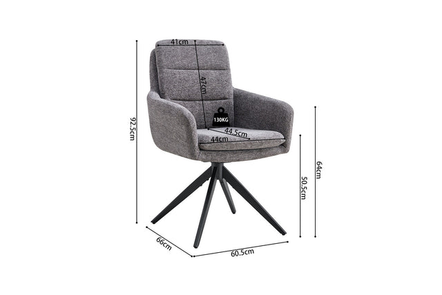 Chaise Lisold - dimensions