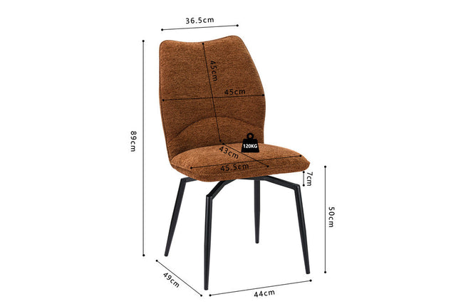 Chaise Lara - dimensions