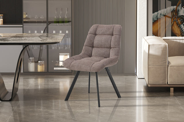 Chaise Lizzy Tissu Ote Share 400 Poivre - vue 2