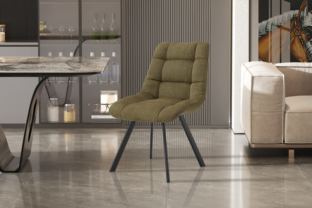 Chaise Lizzy Tissu Ote Share 353 Vert - vue 2