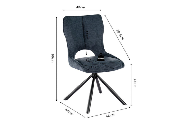 Chaise Mori - dimensions