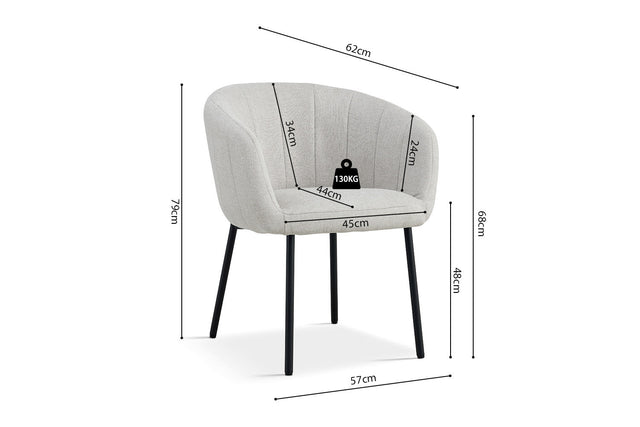 Chaise Sevilla - dimensions