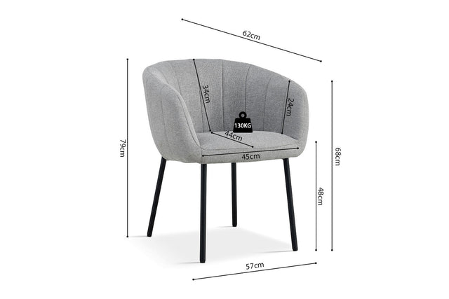 Chaise Sevilla - dimensions