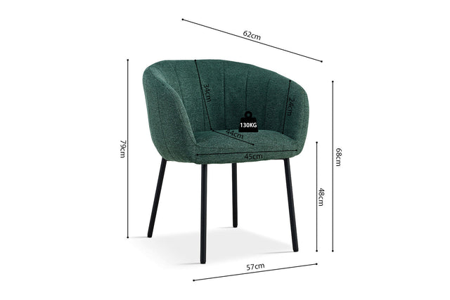 Chaise Sevilla - dimensions