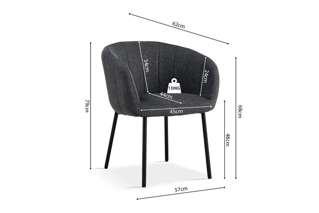 Chaise Sevilla - dimensions