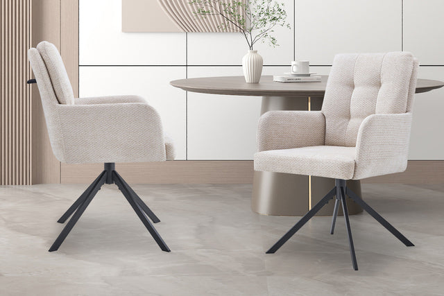 Chaise Granada Pivotant Tissu Davis Bliss 75-03 Beige