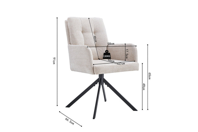 Chaise Granada - dimensions