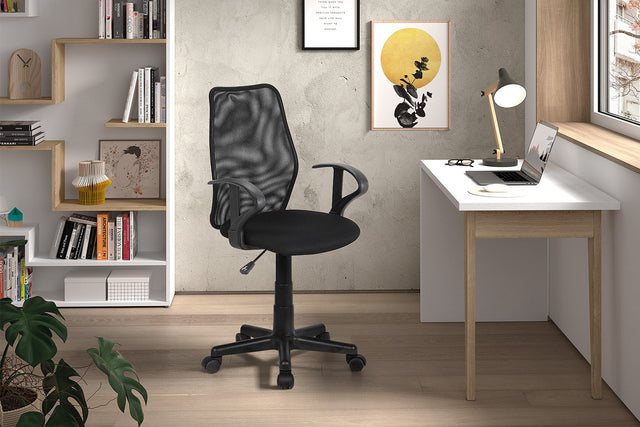 Chaise de bureau Job Mesh Noir