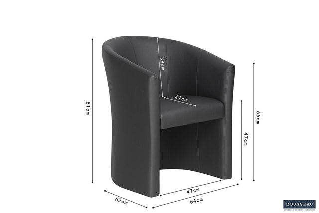 Fauteuil Charlie - dimensions
