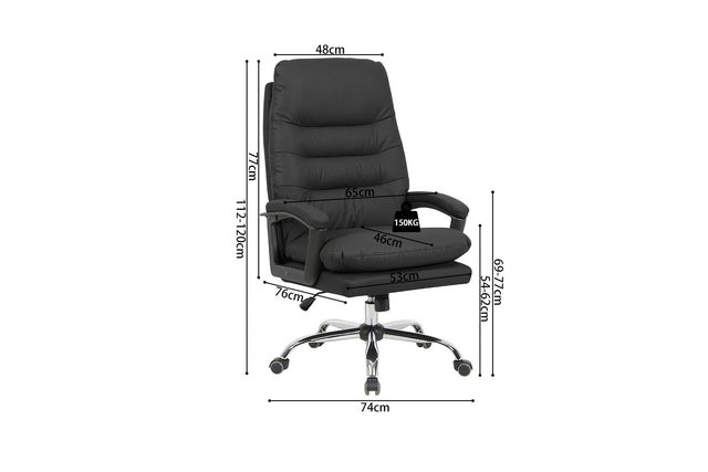 Chaise de bureau Daniel - dimensions