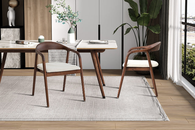 Chaise Claire Frêne Noyer Tissu Ote Milan 103 Beige