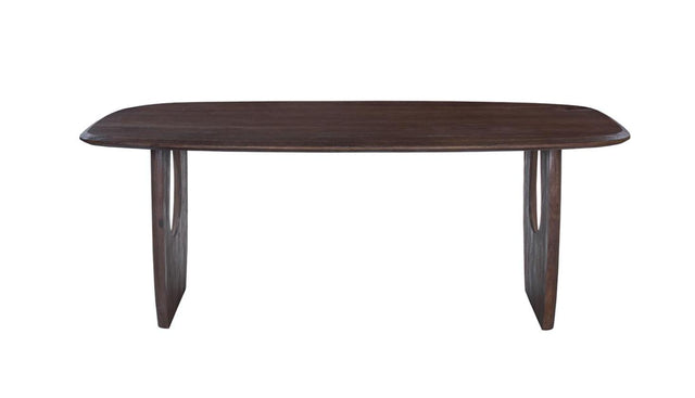 Tafel 'Braga' Ovale Danoise Bois de manguier Brun Foncé - 51620_1