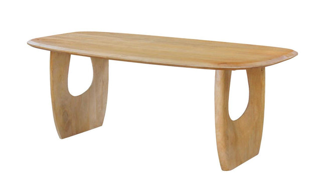 Tafel 'Braga' Ovale Danoise Bois de manguier Amande - 51620_2