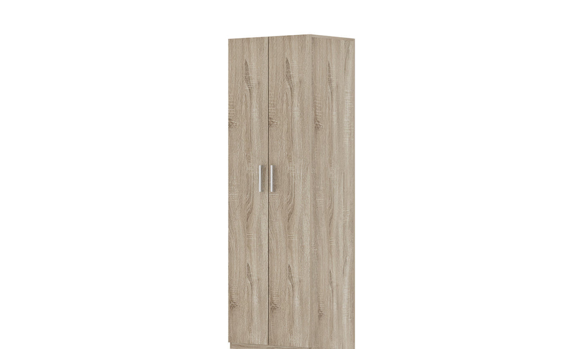 Armoire de rangement Mike – 2 portes – 60 × 180 cm – vue 3