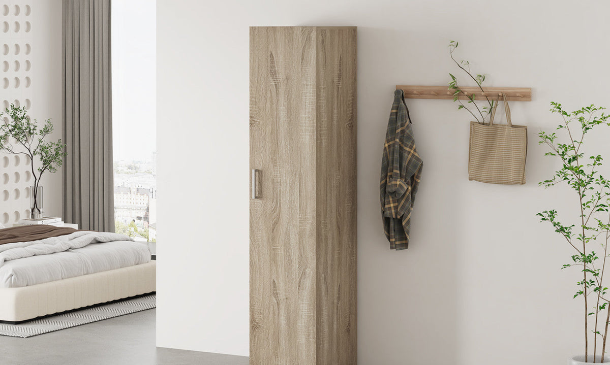 Armoire de rangement Mike – 1 porte – 40 × 180 cm – vue 2
