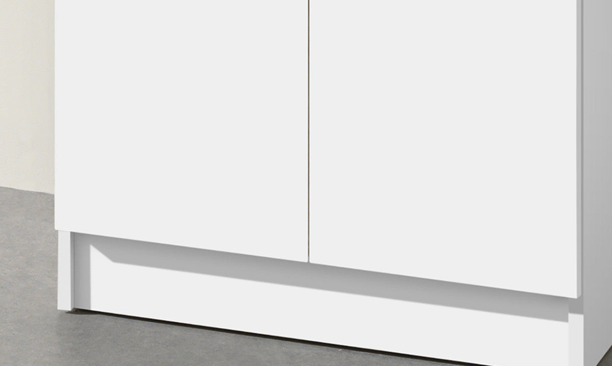 Armoire de rangement Ray – Blanc, 2 portes – 60 × 180 cm – vue 5
