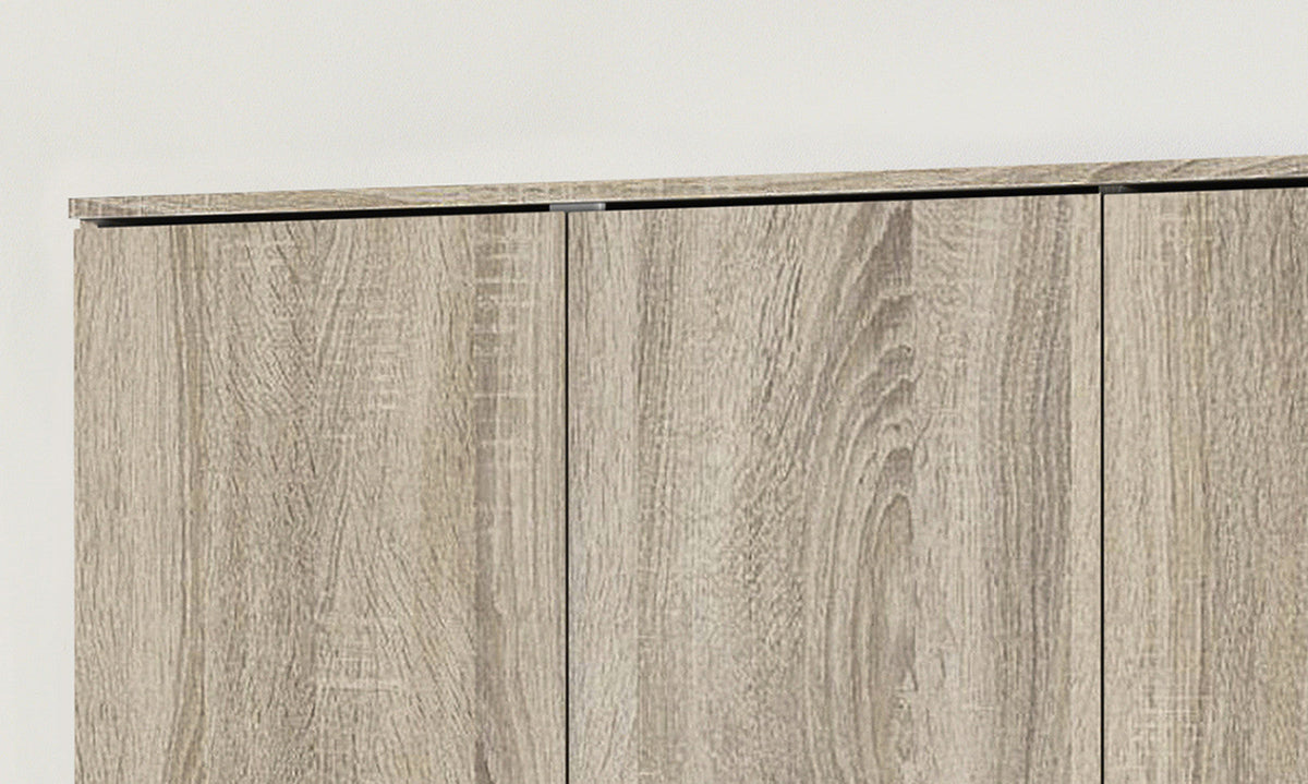 Armoire de rangement Ray – Sonoma, 3 portes – 120 × 180 cm – vue 3