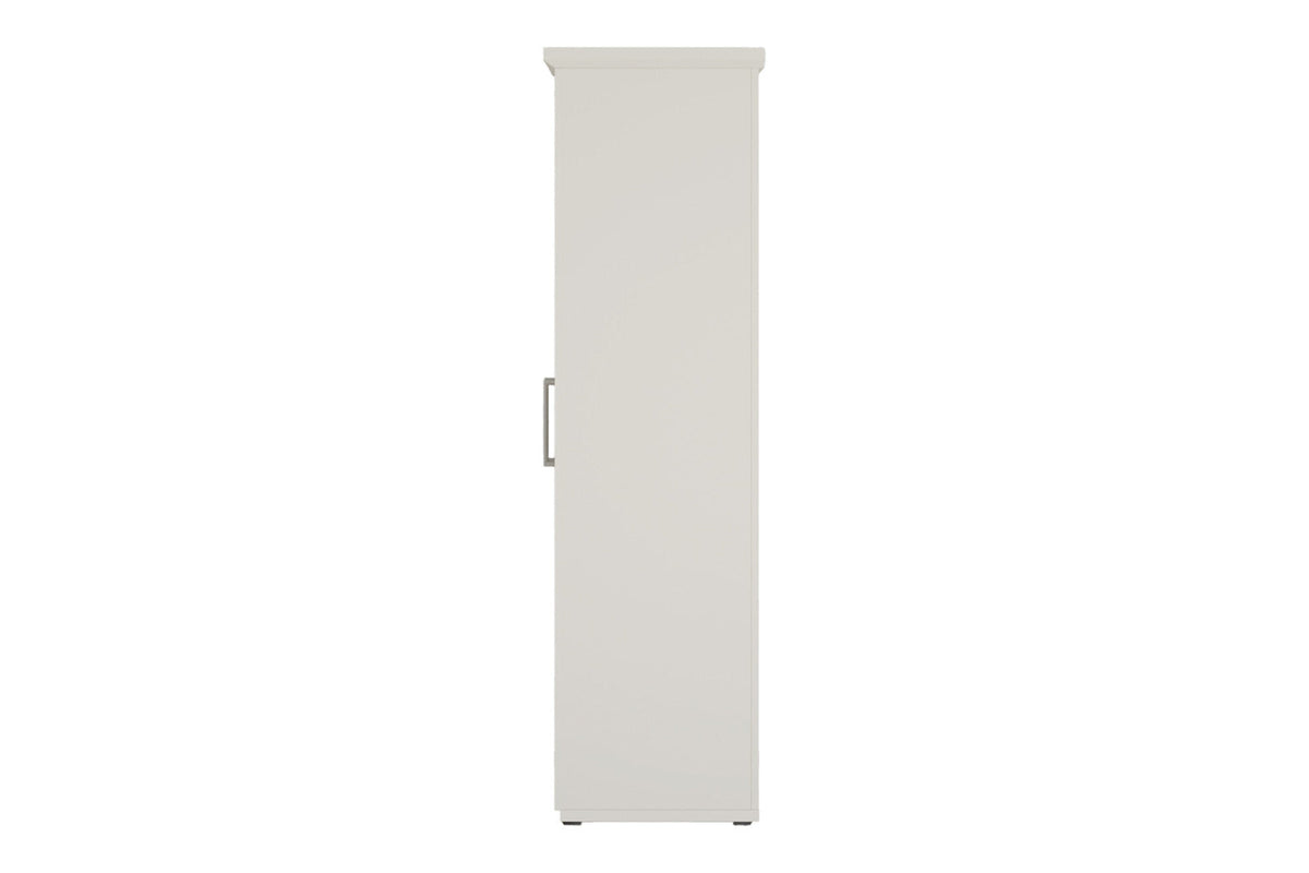 Armoire Mike – Blanc, 3 portes – 120 × 183 cm – vue 4