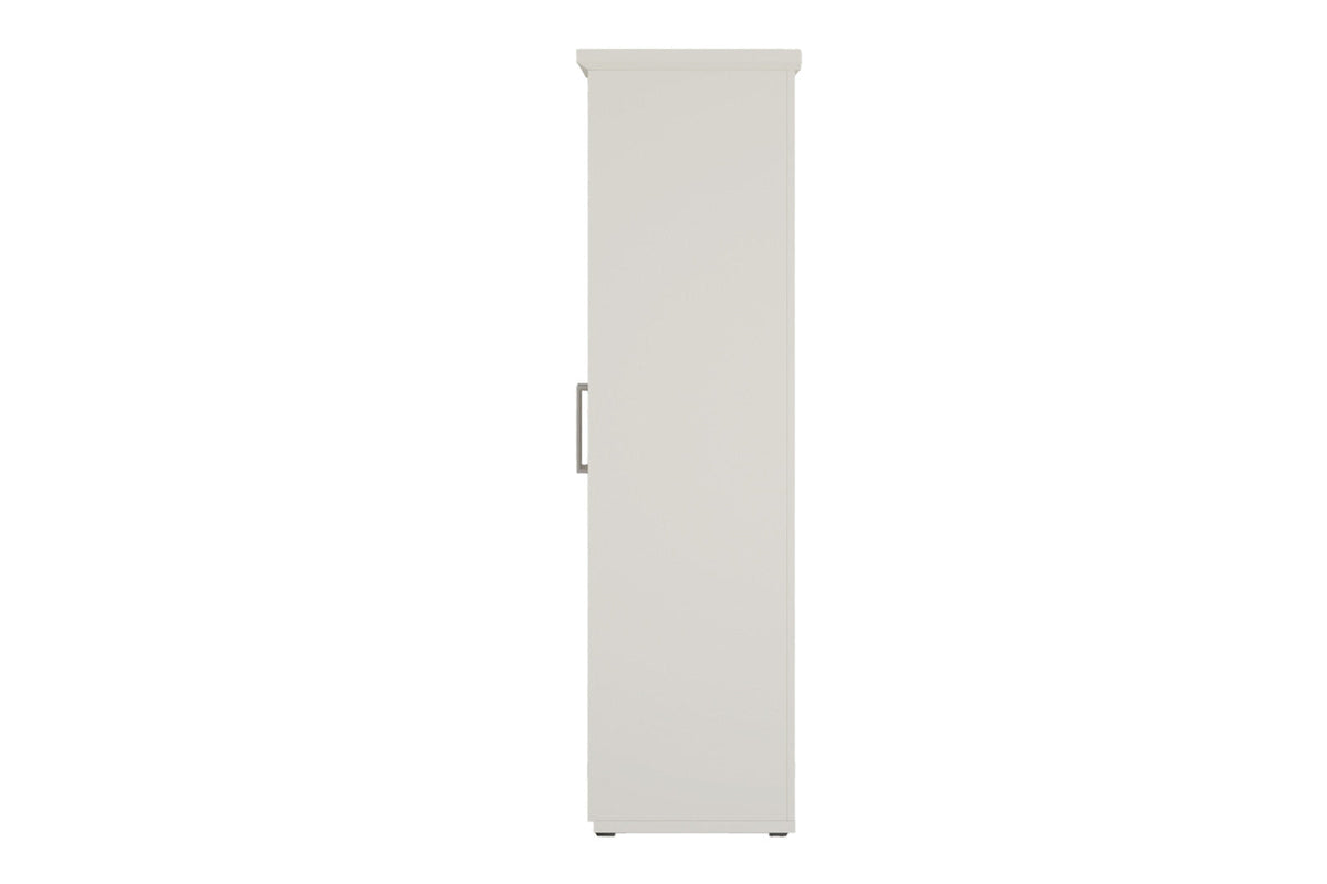 Armoire Mike – Blanc, 2 portes – 80 × 183 cm – vue 4
