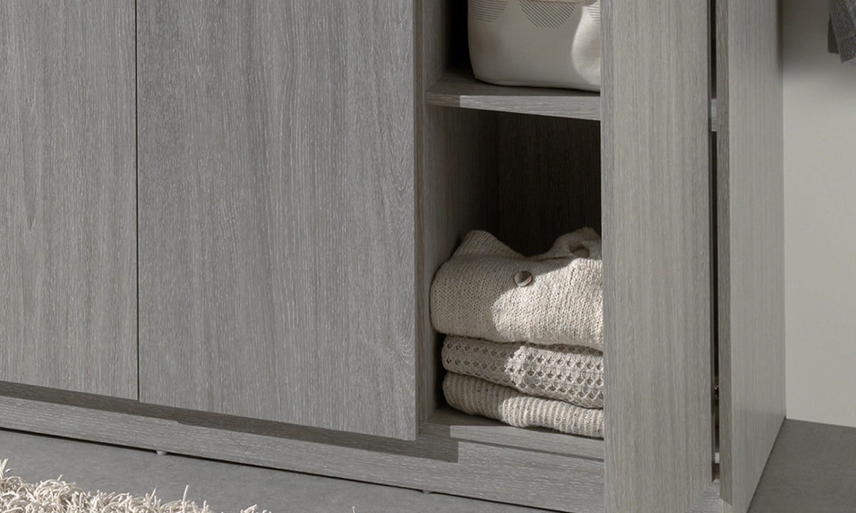 Armoire Ray – Chêne gris – vue 5