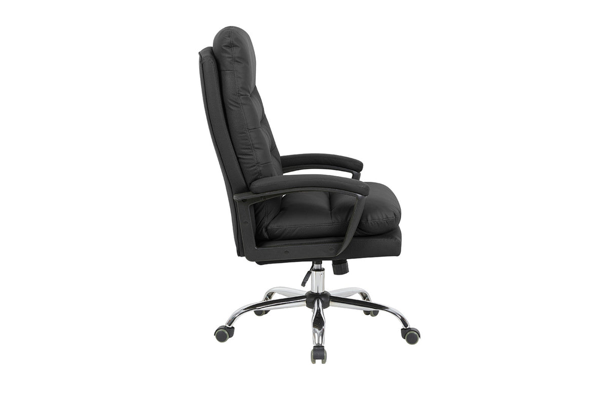 Chaise de bureau Daniel – Noir – vue 5