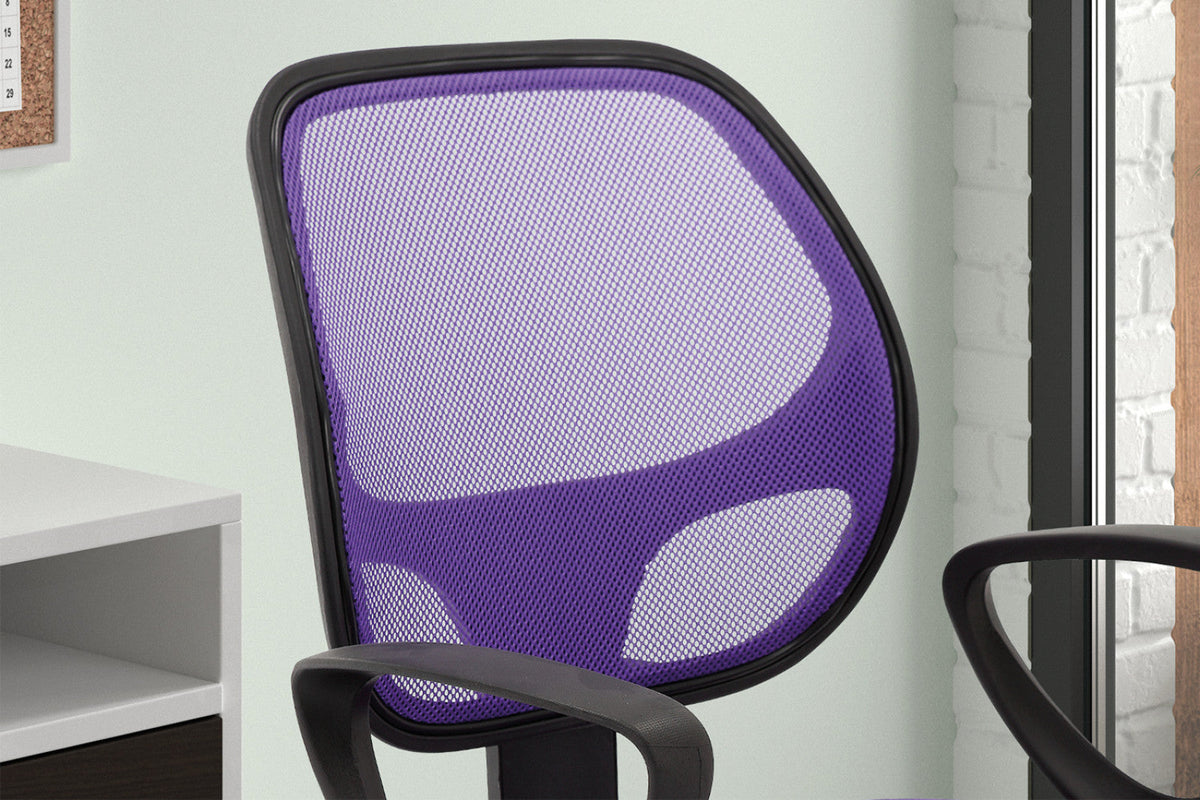 Chaise de bureau Hippa – Mauve – vue 5