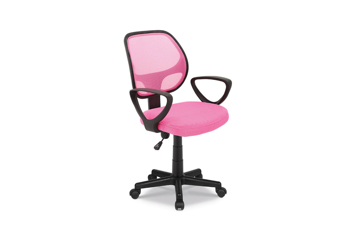 Chaise de bureau Hippa – Rose – vue principale