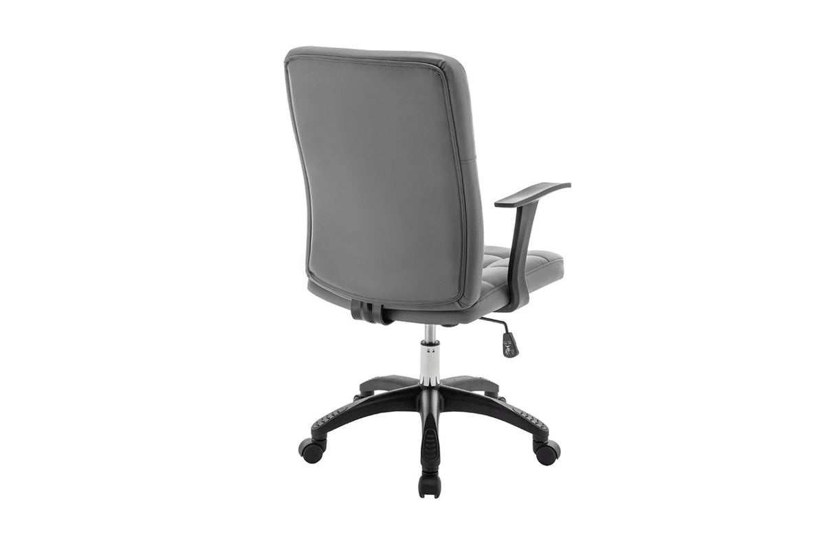 Chaise de bureau Luka – Gris – vue 5