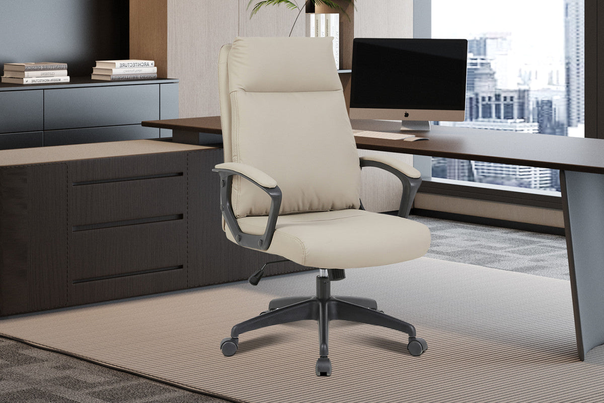 Chaise de bureau Samuel – Beige – vue 2