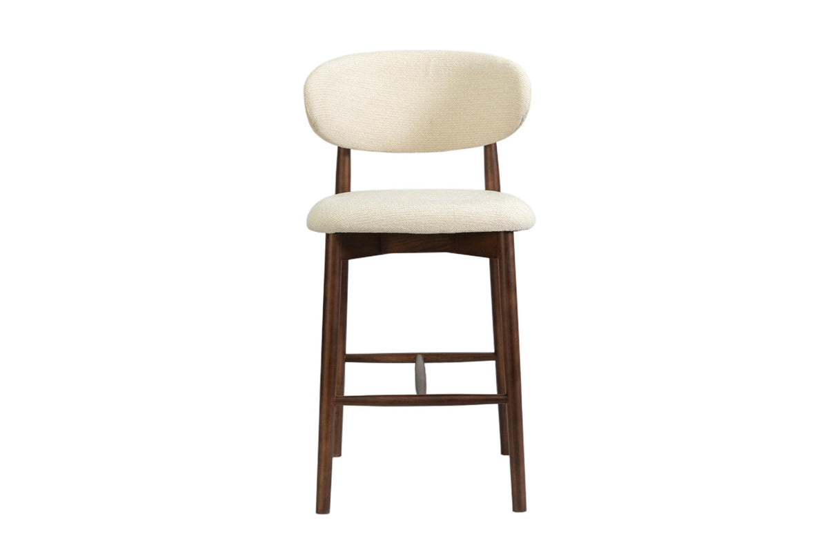 Chaise de comptoir Clara – Frêne noyer – vue principale
