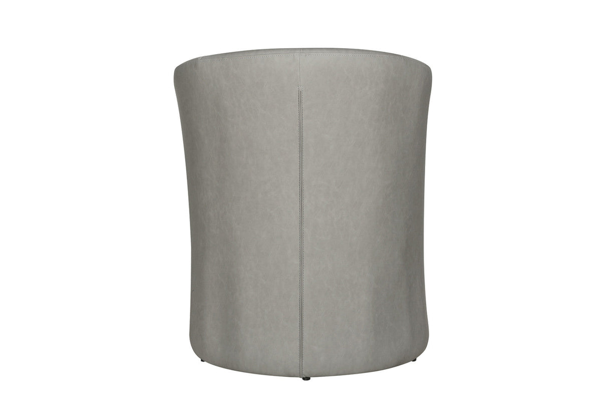 Fauteuil Charlie – Gris clair vintage – vue 5