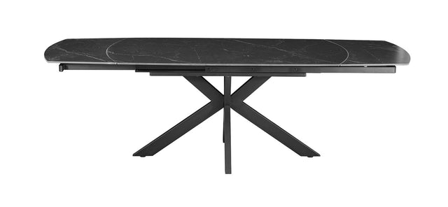 Table extensible 'Ares' 160-240 cm Ovale Danoise Pierre Noir - 51940_2