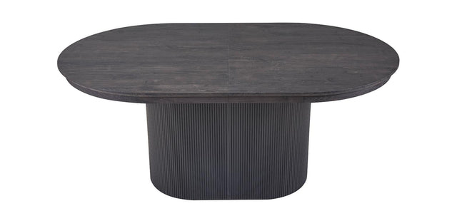 Table extensible 'Lagos' 180-220 cm Ovale Décor Brun foncé - 51830