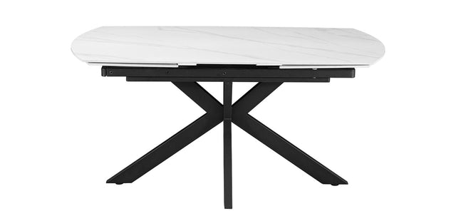 Table extensible 'Ares' 160-240 cm Ovale Danoise Pierre Blanc - 51940_1
