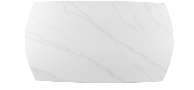 Table extensible 'Ares' 160-240 cm Ovale Danoise Pierre Blanc - 51940_1