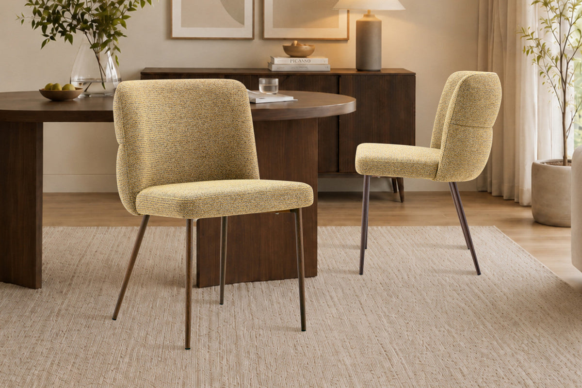 Chaise Alix – Jaune – vue 2
