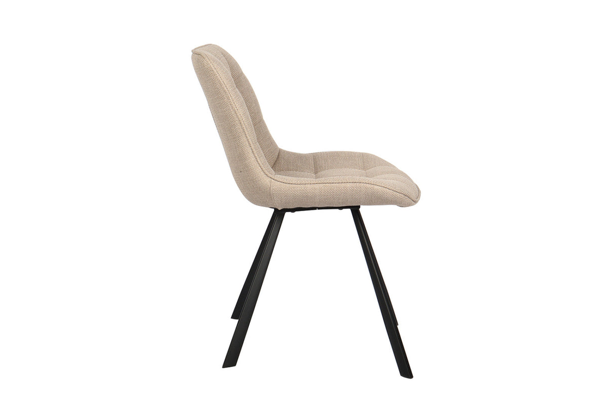 Chaise Ariba – Beige / gris clair – vue 5