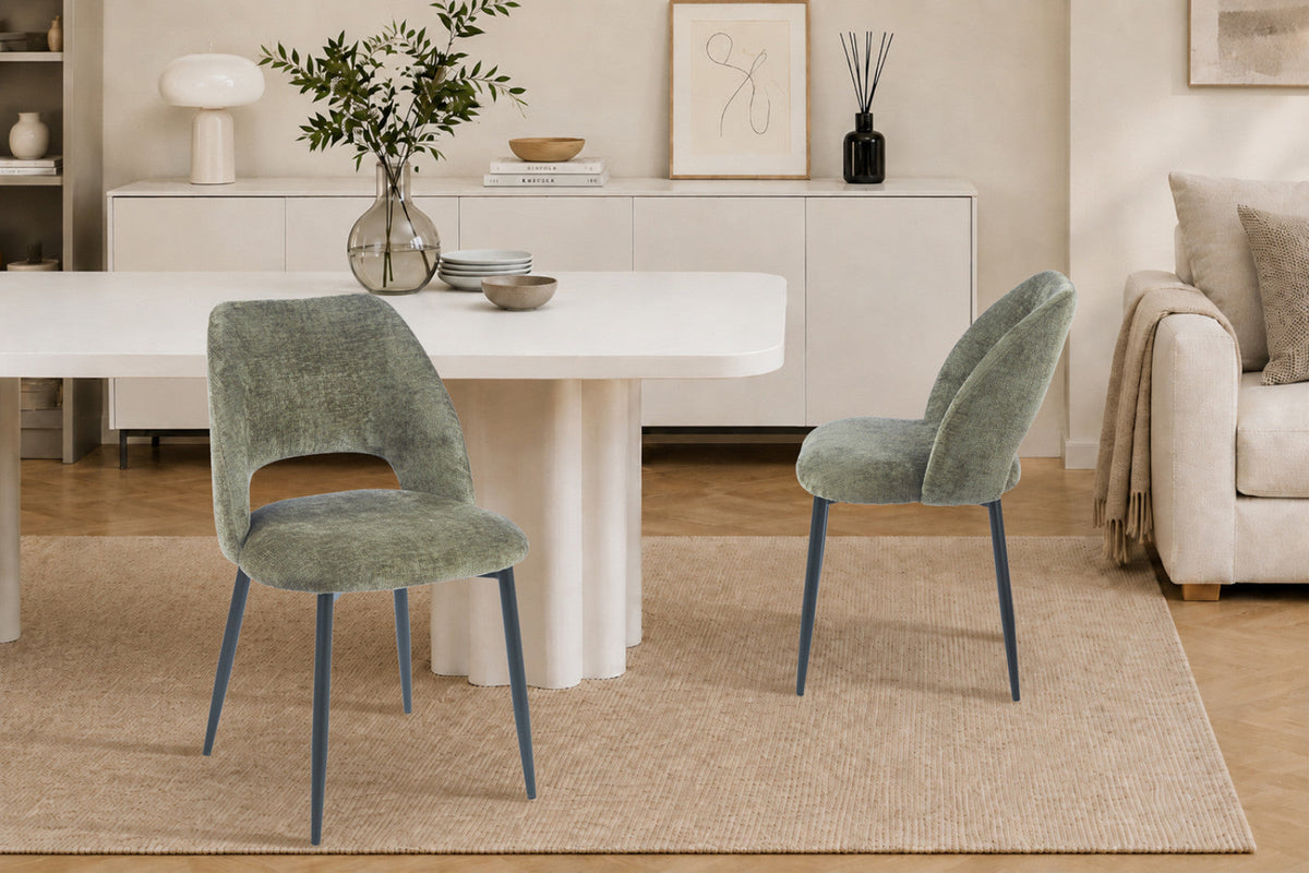 Chaise Arlo – Vert – vue 2