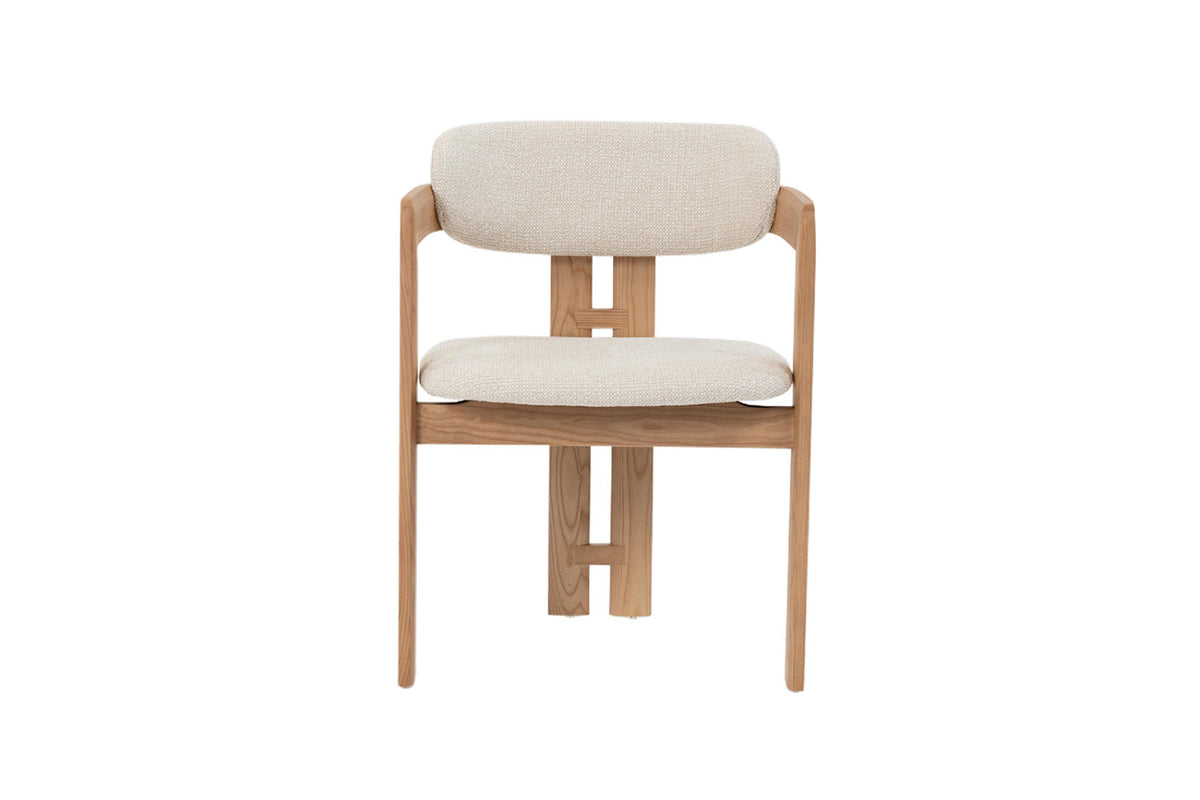 Chaise Camille – Frêne naturel – vue principale