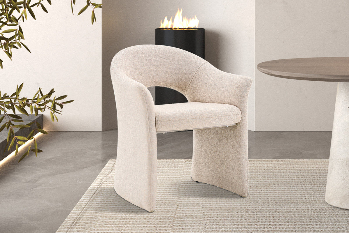 Chaise Charlotte – Beige – vue 2